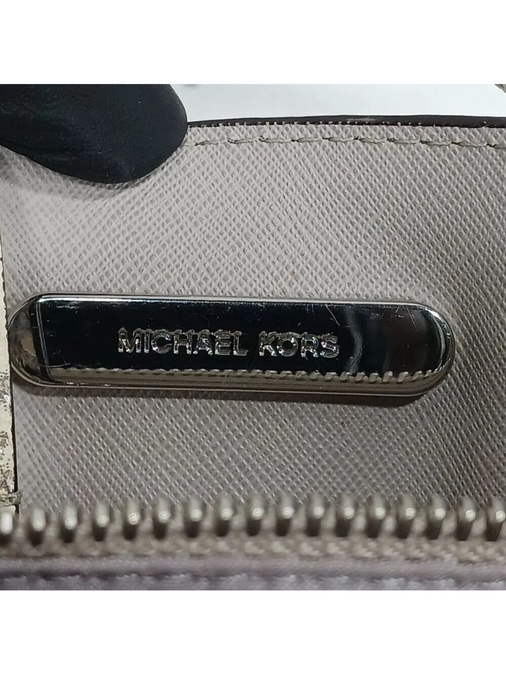 Michael Kors Metallic Faux Snakeskin Purse Crossbody Animal Print - Picture 4 of 13